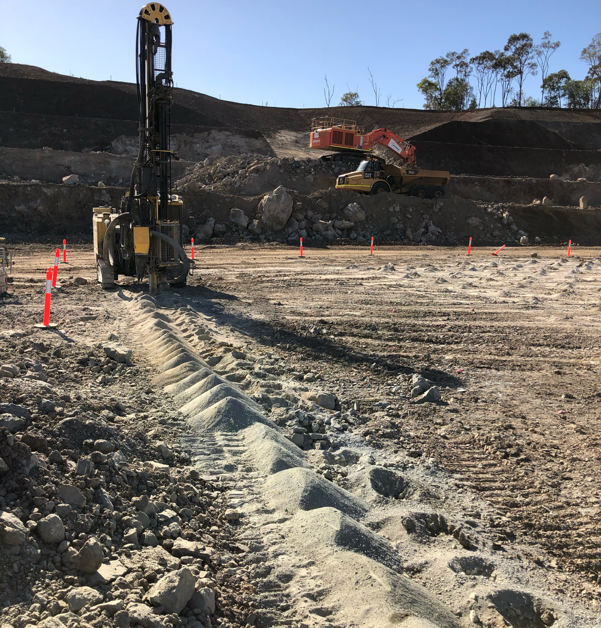 Line drilling machine